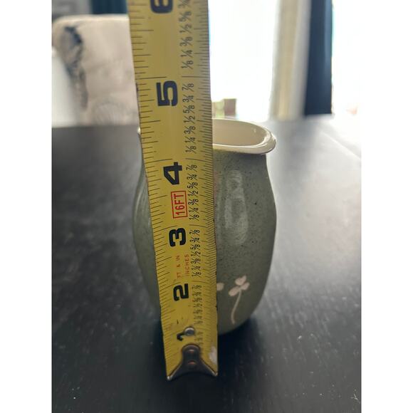 Vtg 50's Harkerware by Russel Wright Coral Olive w/ Flowers-13 Pc. Place Setting - Picture 8 of 8